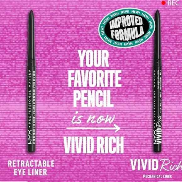 🦋 NYX Always Onyx Black Eyeliner New Full Size - Picture 2 of 4